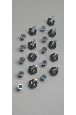 F Furnitura Ayarlanabilir Mobilya Ayakları 10 Adet 398645460 Metal