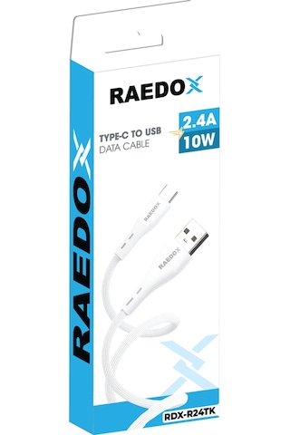 Raedox Usb To Type-c 10w 2.4a Hızlı Kablo