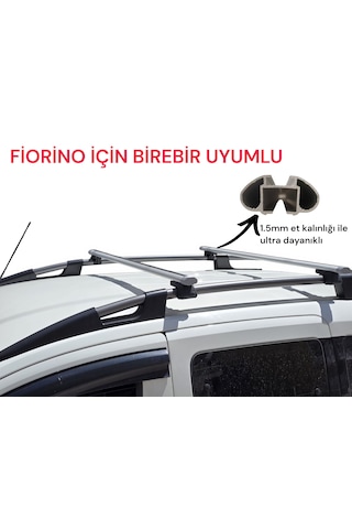 Fiorino Birebir Uyumlu Ara Atkı Ara Bar Port Bagaj Çıtası 2adet 1.5mm Profil Kalınlığı Güvenli Taşıma
