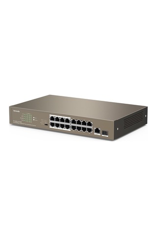 Tenda Tef1118P 16 150W 16 Port Poe 10/100 1 Gigabit/Sfp Slots Sw