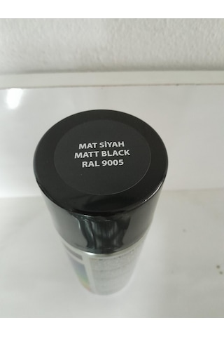 Energıe Mat Siyah Ral 9005 Sprey Boya
