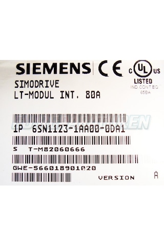 Siemens 6SN1123-1AA00-0DA1 Güç Kaynağı