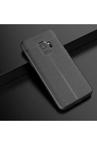 Samsung Galaxy Uyumlu S9 Kilif Deri Tarzi Niss Silikon Case 389468334