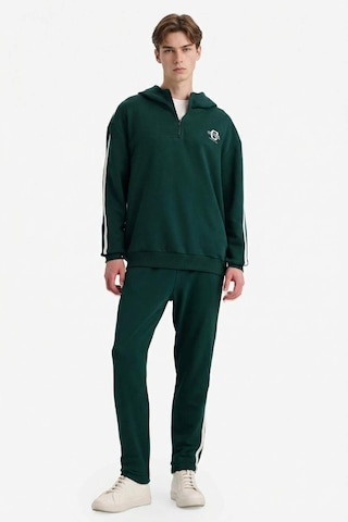 Defacto Boxy Fit Kapüşonlu Baskılı Sweatshirt F8659ax26spgn465 Yeşil-gn465