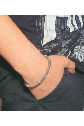 Kesebe Unisex Kadın/erkek Esnek Bijuteri Bileklik-gümüş Renkli Çok Renkli