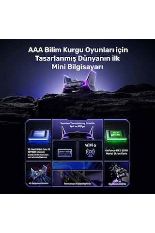 Raxius MP M2A-İ9-3070-129H002 i9-12900h 16 GB 1 TB SSD RTX3070 Free Dos Mini Pc