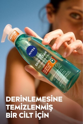 Derma Skin Clear Karşıtı Yüz Temizleme Jeli 150ml Ve Nemlendirici Tonik 200ml, Nisaniamid