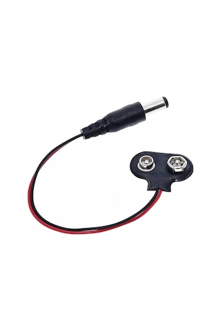 9 Volt 2.1 Mm Jacklı Pil Başlığı Ic-232a