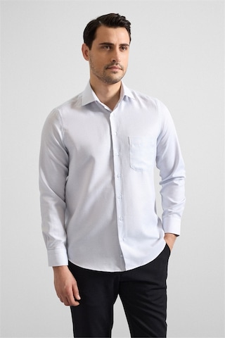 Süvari Gri Regular Klasik Yaka Casual Gömlek Gm2025300050-s05 Gri