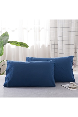 Novahub Vio Nevresim Seti Sınır Ötesi Yastık Kılıfı, Gri-mavi 51x102cm, 2 Adet, Ebay Amazon Wish Popüler, Pratik Ve Dayanıklı Diğer