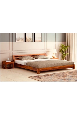 Arte İthal Ladin Masif Ahşap Karyola 150 x 200 cm