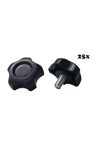Kelebek Civatalı Çap 30 M6X12 MM 25 Adet Vida
