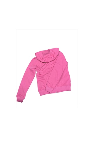 Benetton-w21463 Benetton Sweatshirt Kadın Gül Kurusu Spor Çeket Fuşya