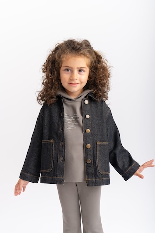 Oliven The Kid Oliventhekid Unisex Cepli Koyu Yıkama Kot Ceket Siyah Siyah