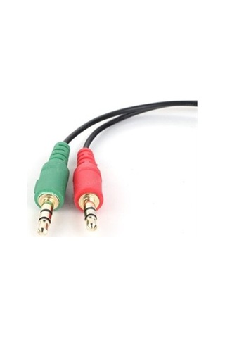 3.5 Mm Jack Çoklayıcı Kulaklık Ses Mikrofon Ayırıcı Dönüştürücü Kablo 1 Adet