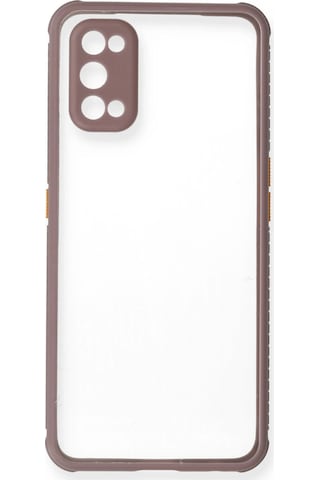 Cosmotex Newface Realme 7 Pro Kılıf Miami Şeffaf Silikon - Açık Mor