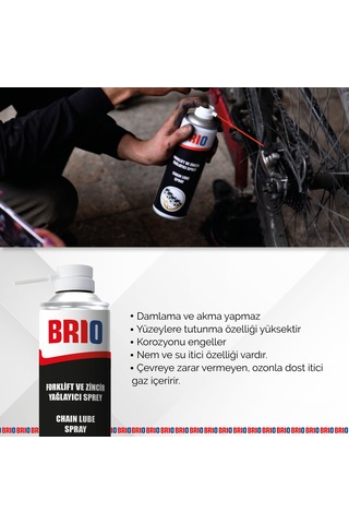 Brio Forklift Ve Zincir Yağlayıcı Sprey 500 ML