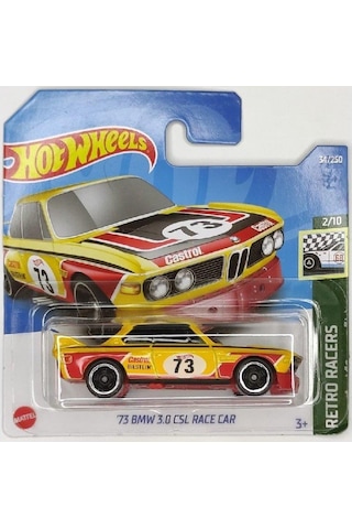 Hot Wheels Tekli Araba 73 Bmw 3.0 Csl Race Car Retro Racers Hcw51