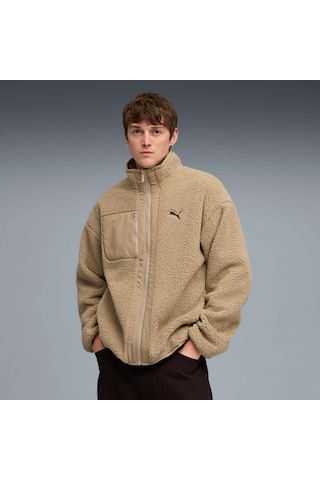 Puma Reversible Erkek Bej Polar Ceket 688371-55 Krem