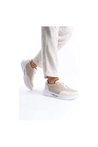 Mubiano Hakiki Deri Mbkry301-vz Erkek Vizon Sneaker & Spor Ayakkabı Vizon