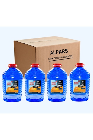 Alpars Oto Cam Suyu 5 Lt Antifrizli Cam Suyu -25 Derece 4'lü Avantajlı Paket Kireç Ve Korozyon Önleyici