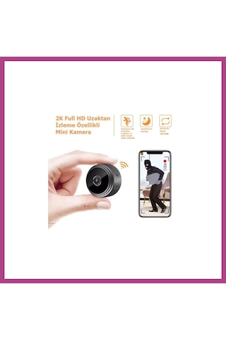 Gees Global Blue Inter Mini Kamera 1080p Hd Wifi Gizli, Miknatisli Gbzs