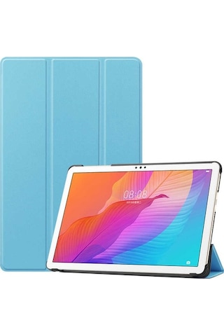 Huawei Uyumlu Mate Pad T10 Zore Smart Cover Standlı 1-1 Tablet Kılıf