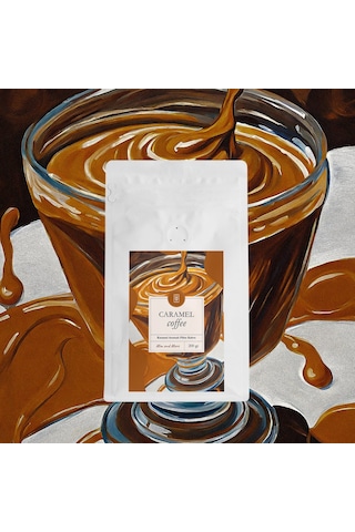 Mim And More Caramel Coffee Karamel Aromalı Kahve Filtre Kahve 200 G