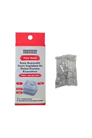 Vodaseal Kendinden Yapışkanlı Nano Askı Seti 15 Kg - 4 Parça Şeffaf