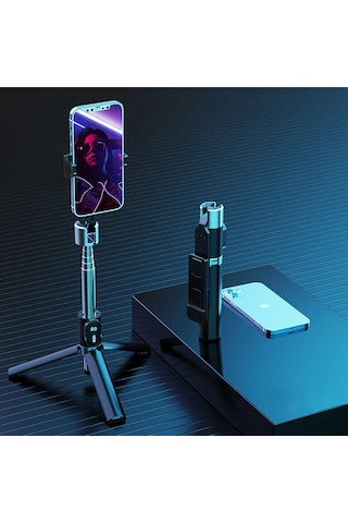 Ekılıf - Selfie Çubuğu P60 Plus Çok Fonksiyonlu Selfie Çubuğu - Beyaz - T23270