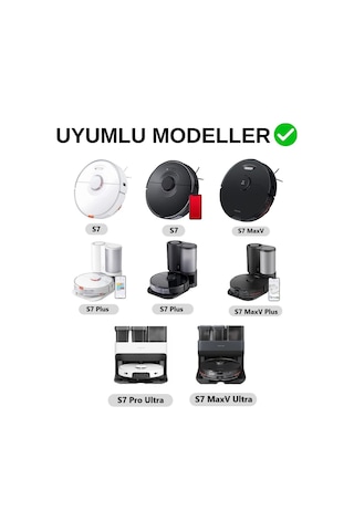 Srfn Ticaret Roborock S7 Maxv Uyumlu - 14 Parça Mega Set