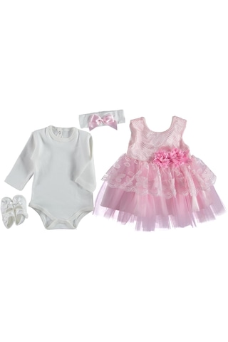 Babexi Kız Bebek Mevlüt Takımı Açık Pembe Babexi Kız Bebek Mevlüt Takımı Açık Pembe