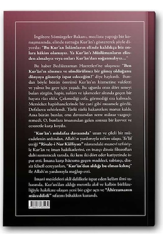 İman Kuran Hizmetine Vakfedilmiş Bir Hayat-Bediüzzaman Said Nursi