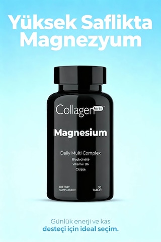 Collagen Forte Platinum Magnezyum With Vitamin B6 30 Tablet