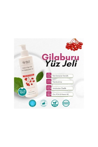Vi&op Cosmetics Gilaburu Yağı Özlü Yüz Temizleme Jeli