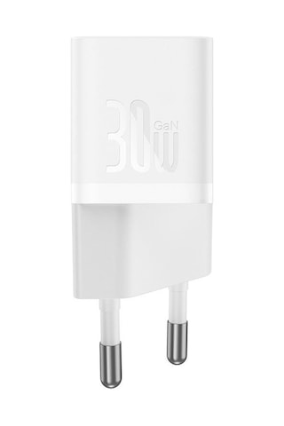 Baseus GaN5 Mini 30W Şarj Cihazı Beyaz