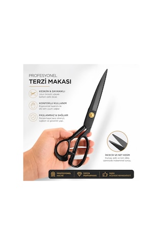 Suji Terzi Kumaş Kesim Makası 8 Numara - Yüksek Kaliteli Dikiş Ve Kumaş Kesim Aracı