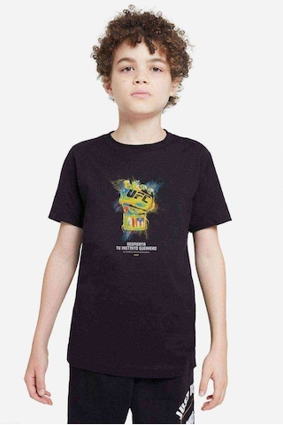Tshirthane Ufc Despierta Baskılı Unisex Çocuk Siyah T-Shirt