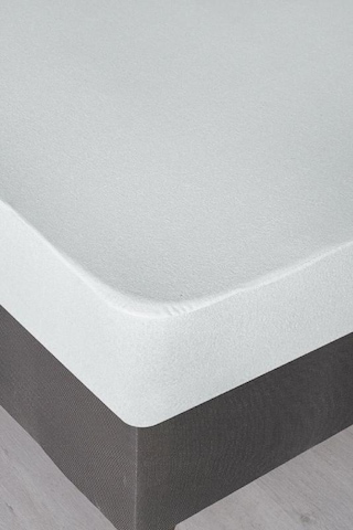 Mycey Fitted 200x200 Cm Sıvı Geçirmez Çift Kişilik Alezi Micro Kumaş Beyaz