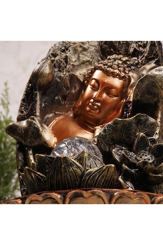 Zen Uyuyan Buddha Temalı Su Şelalesi