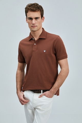 Lufian Erkek Laon Smart Polo T-shirt 111040206 Kiremit Çok Renkli