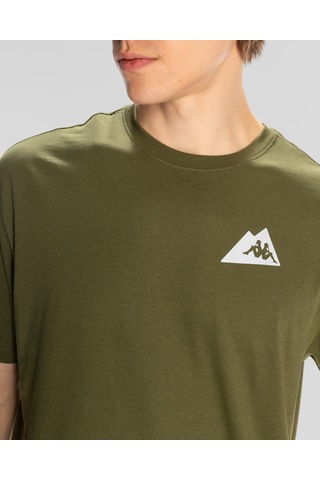 Kappa Kunio Erkek T-shirt-haki Haki