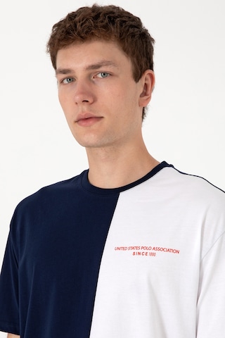 U.S. Polo Assn. Erkek Comfort Fit Bisiklet Yaka Lacivert Tişört 50306903-VR033