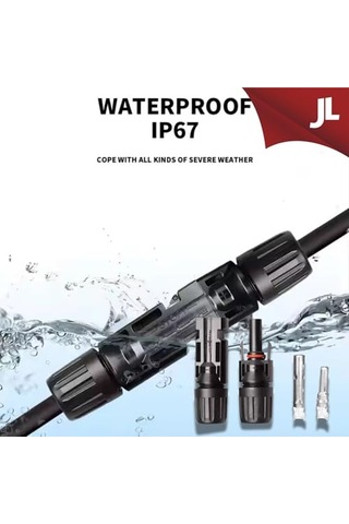 Ss04 Fotovoltaik Güneş Paneli Konnektör Seti 1000v 30a Ip67 Ul-94v0 Ce Sertifikalı 10
