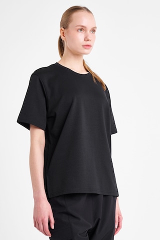 Lescon Kadın Kısa Kollu T-shirt 25n-2119 Siyah