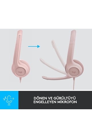 Logitech H390 Kablolu Kulak Üstü Mikrofonlu Kulaklık