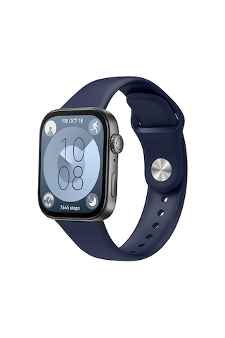 Huawei Watch Fit 3 Krd-11 22mm Silikon Kordon-mavi Mavi