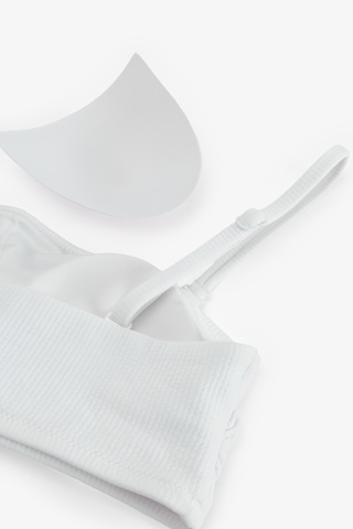 Penti Beyaz Ava Straplez Bikini Üstü
