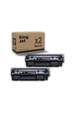 Kingjet Hp Uyumlu 12a Q2612a Standart Kapasiteli 2'li Paket Uyumlu Toneri Laserjet 1018