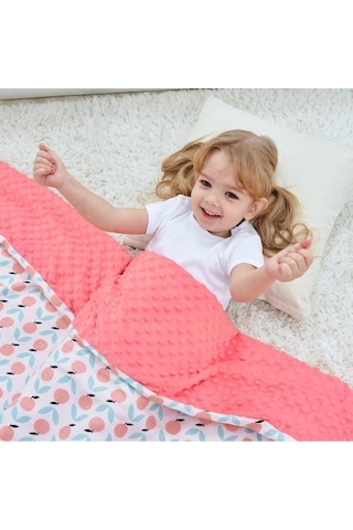 Willowhaven Yumuşak Nefes Alabilir Masajlı Bebek Battaniyesi - 110x80cm, Tüm Mevsimler İçin Uygun DiğER